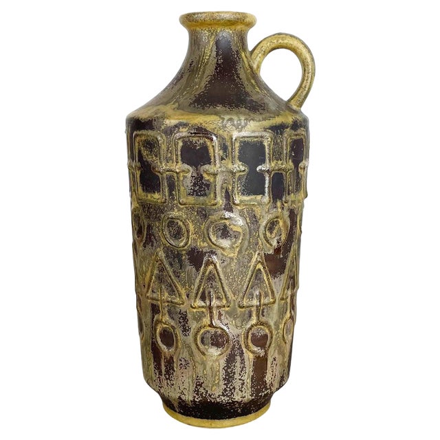 Vintage Abstract Ceramic Pottery Vase from Simon Peter Gerz, Germany, 1960s For Sale