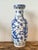 Blue Vintage Asian Blue and Whits Dragon Vase For Sale - Image 8 of 12