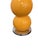 1960s Pair Mid Century George Kovacs Style Stacked Ball Orange Lamps For Sale - Image 5 of 7