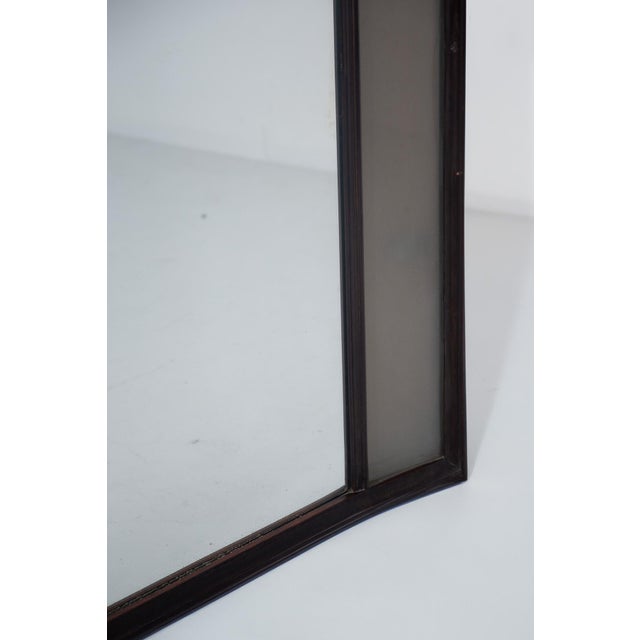 Glass Vintage Italian Backlit Mirror, 1950 For Sale - Image 7 of 8