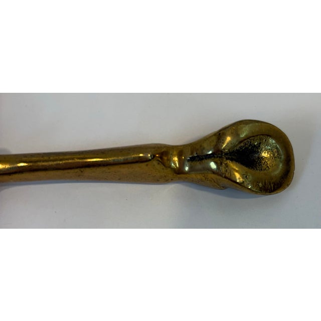 Brass Vintage Horse Hoof Shaped Brass Bottle Opener For Sale - Image 8 of 10