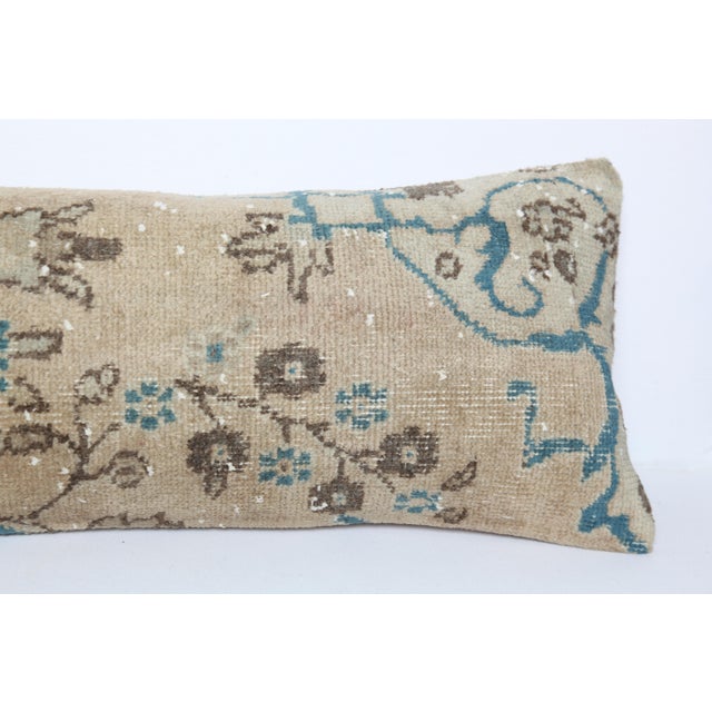 Handmade Muted Tones Long Rug Pillow Cover -13'' X 47'' For Sale In Tampa - Image 6 of 8
