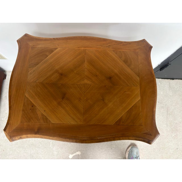 19th Century French Napolean III Inlaid Work Table, Late 19th Century For Sale - Image 5 of 7