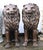 Brown Bronze Lion Gatekeeper Statues, 2000, Set of 2 For Sale - Image 8 of 8