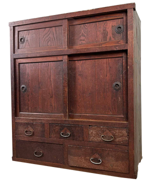 Meiji Period Tansu Storage Cabinet, Japan, 1890s