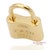 Tiffany and Co. Early 19th Century Tiffany & Co. 18k Yellow Gold Padlock Charm Pendant Necklace (Non Openable) For Sale - Image 4 of 12