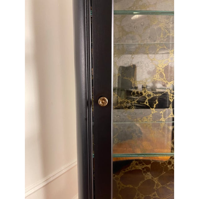 1960s French Illuminated Vitrine Curio Cabinet For Sale - Image 9 of 11