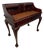 Antique Mahogany Carlton House Secretary Desk With Leather Top, Chippendale Ball and Claw For Sale