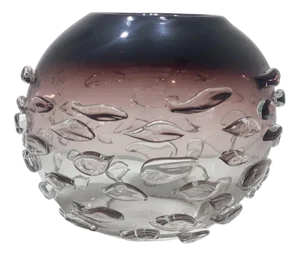 Rostrato Blue Murano Glass Vase from Simoeng