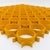 Plastic Space Age Yellow Plastic Ceiling Panels, 1970s For Sale - Image 7 of 11