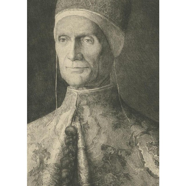 Paul Le Rat, Doge Leonardo Loredan, 1880, Etching For Sale - Image 6 of 9