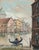 Mid-Century Italian Venice Canal Oil Paintings Signed DeVity - Pair For Sale - Image 4 of 17