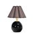 Compact yet striking, the Giorgio Mini Table Lamp is anchored by hand-blown black glass. Designed for versatility, it...