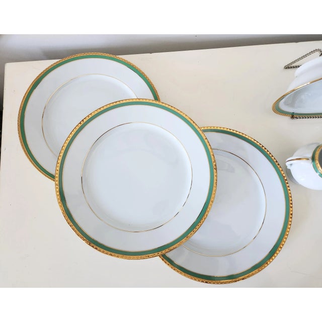 1990s Tiffany & Co. Green Band China Service 37 Pieces Chairish
