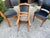 Thonet Vintage Set of 4 Thonet Style Bentwood Dining Chairs -MCM Needs Restoration For Sale - Image 4 of 12