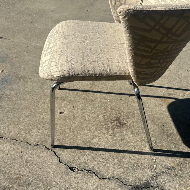 1970s Vintage Gray Abstract Coalesse Steelcase Accent Chair For Sale - Image 5 of 8