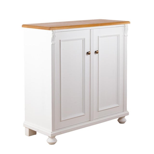 WH65 White Lacquered Buffet in Softwood by Zeitlos By Drozd For Sale - Image 10 of 10