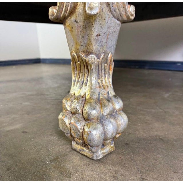 Italian Baroque Style Silvered Coffee Table For Sale - Image 11 of 12