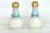 O EG Austria Blue Forget me Nots Porcelain Set of Salt and Pepper Shakers - A Pair For Sale - Image 11 of 11