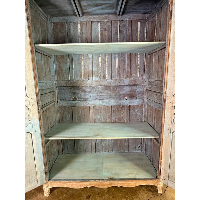 French Provincial Star-Inlaid Armoire, 18th-Century For Sale - Image 14 of 18