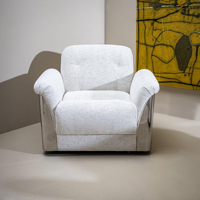 Mid-Century Modern Mid-20th Century Seating Group with Sofa and Two Armchairs, Italy For Sale - Image 3 of 14