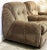 Overall width: 87 centimeters Overall height: 85 centimeters Overall depth: 90 centimeters Pair of Italian lounge chairs...