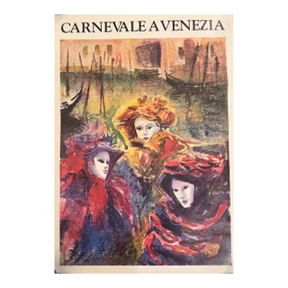 Luciano Conteduca - Carnevale a Venezia (Venice Carnival), C. 1980s, Poster For Sale