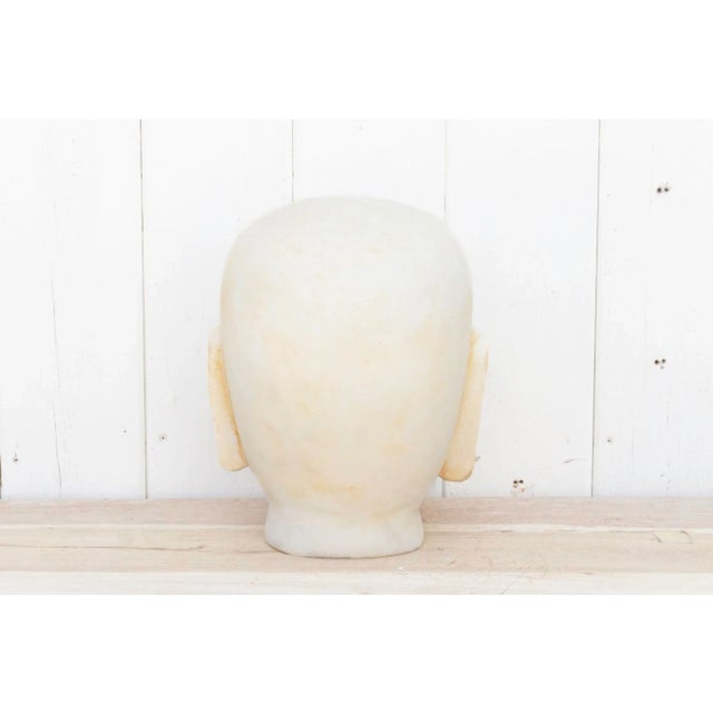 Stone Large Marble Meditative Buddha Statue For Sale - Image 7 of 9