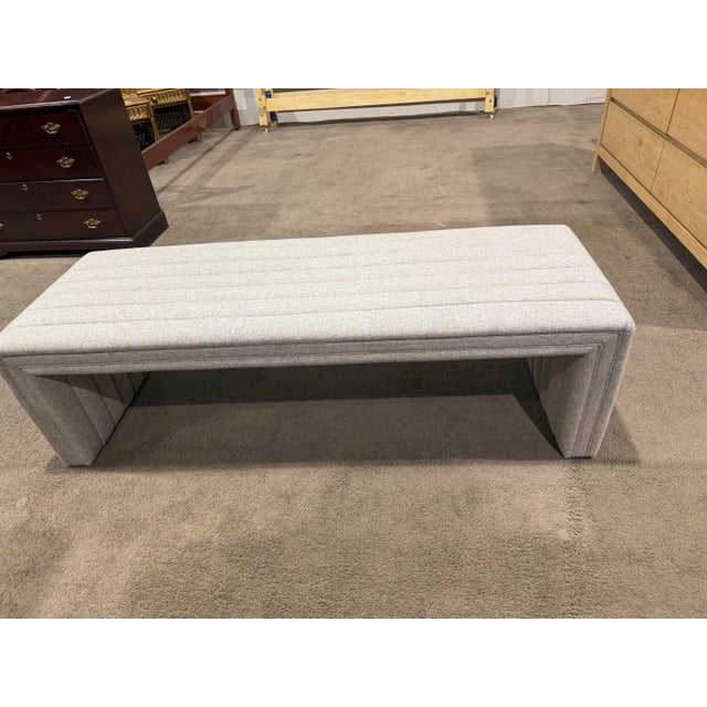 Contemporary Four Hands Augustine Bench For Sale - Image 3 of 5