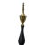 Vintage Federal Style Fireplace Andirons & 4 Pc Tool Set Cast Iron Brass For Sale - Image 9 of 14