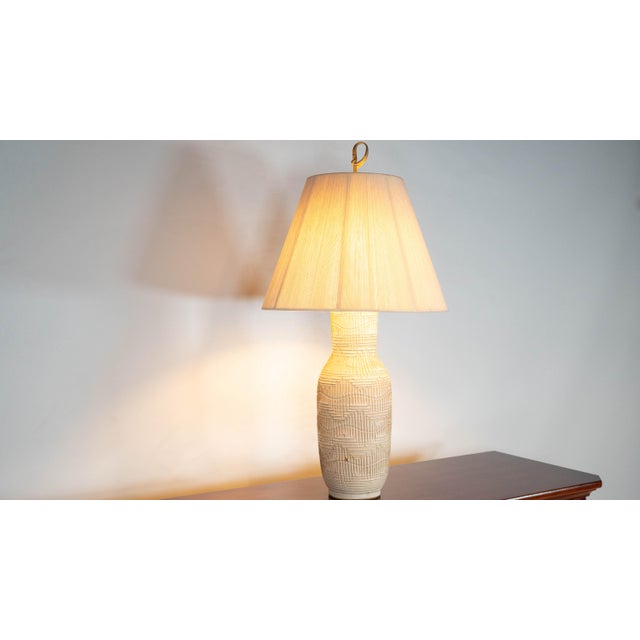 1950s Lee Rosen for Design Technics Attr. Ceramic Table Lamp For Sale - Image 15 of 16