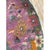 1920s Antique Purple Floral Modernist Chinese Handknotted Art Deco Wool Oval Rug For Sale - Image 4 of 6