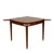 1960s Vintage Old Colony Beacon Hill Walnut & Leather Games Table W/ Hidden Drink Holders For Sale - Image 5 of 14