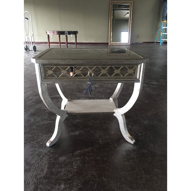 Modern Hooker Furniture Sanctuary Mirrored Side Table Chairish