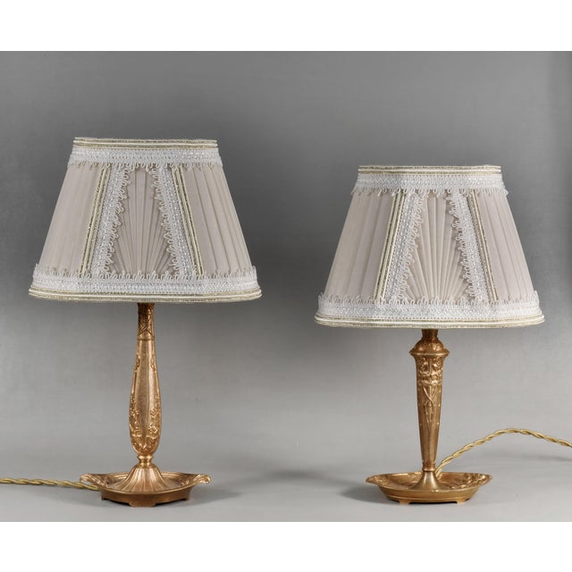 French Art Deco Table Lamp by Cherrier & Besnus 1920s France For Sale - Image 14 of 14