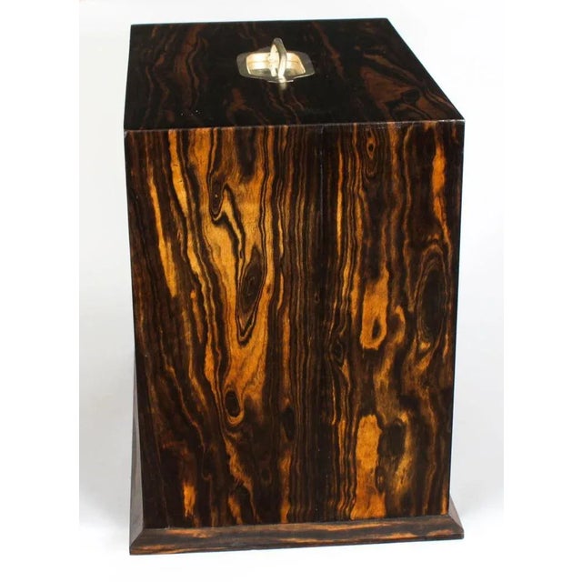 Late 19th Century Antique Coromandel Writing / Stationary Cabinet attributed to Houghton and Gunn, 1878 For Sale - Image 5 of 18