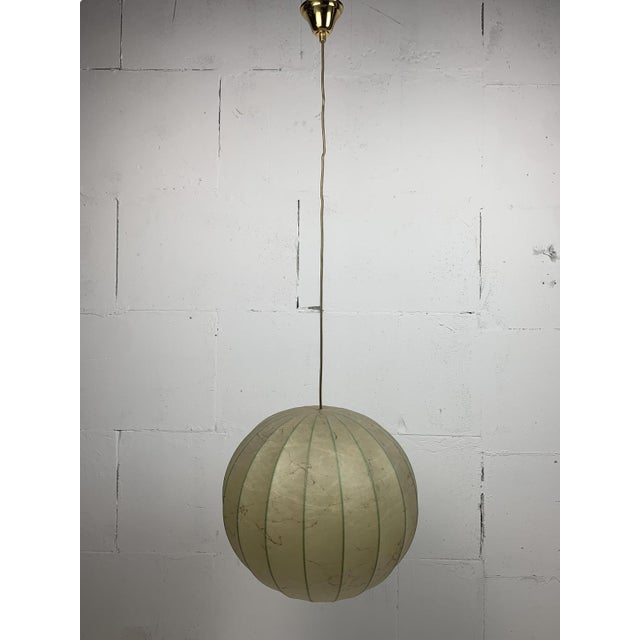 Plastic Mid-Century Space Age Cocoon Pendant Lamp by Achille Castiglioni, 1960s For Sale - Image 7 of 14