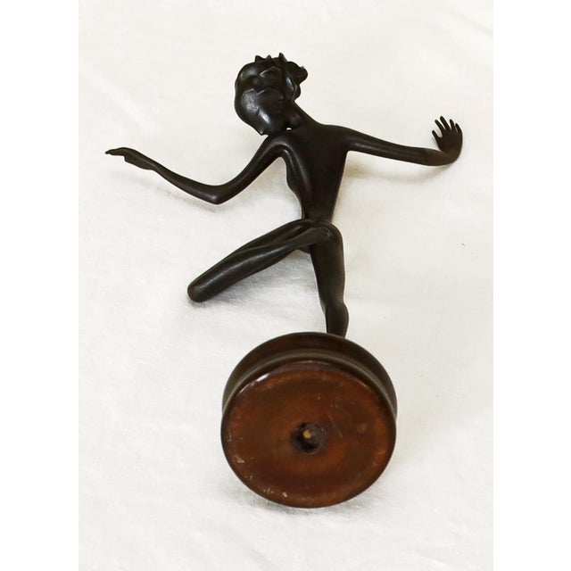 Metal Franz Hagenauer, Nude Dancer, 1920s, Brass For Sale - Image 7 of 10