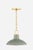 2020s Hudson Valley Lighting Pottersville 12.5 in. 1 Light Pendant in Aged Brass and Ceramic Moss Crackle Finish For Sale - Image 5 of 5