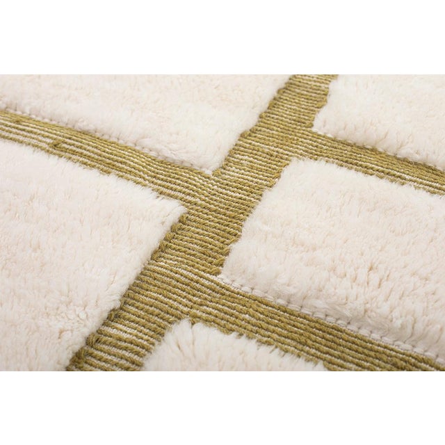 Contemporary Hand-Knotted Wool Premium Rug by Azele Studio For Sale - Image 3 of 11