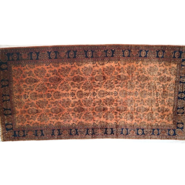 This Master piece is a Manchester wool Pile genuine hand made exceptionally fine Persian Kashan Palace carpet-