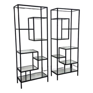 Coco Republic Haarlem Shelving Units, Pair For Sale