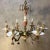 1920s Art Deco Bronze and Porcelain Chandelier, 1920s For Sale - Image 5 of 18