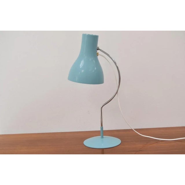 Made in czechoslovakia. Made of metal and chrome. Repolished. Good original condition. Us adapter included. 1x60w e27 or...