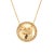 Modern Mid 20th Century Van Cleef & Arpels Button Necklace Boutonniere Diamond Estate 18k Yellow Gold For Sale - Image 3 of 4