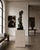 Striking 1958 abstract bronze sculpture by Greek-American/New York artist George Koras (1925–2015). This expressive...