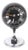 Mid 20th Century Space Age Pedestal Ball Clock Bulova 634 Made in Japan For Sale