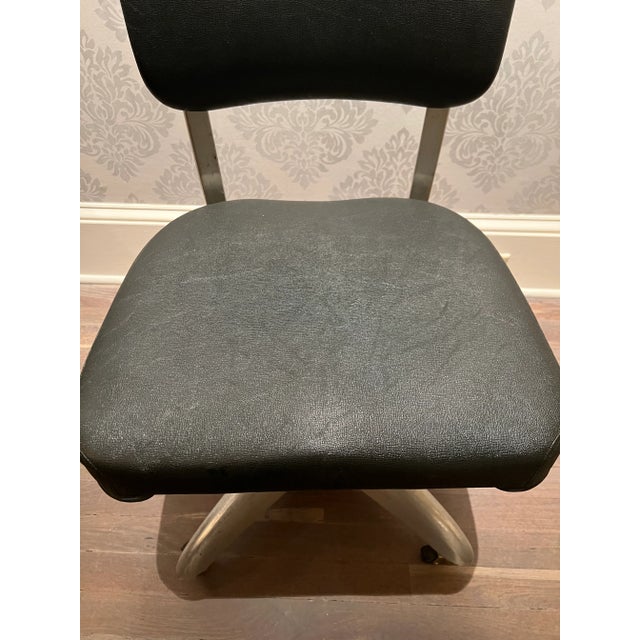 Black Vintage Goodform Tanker Desk Chair For Sale - Image 8 of 10