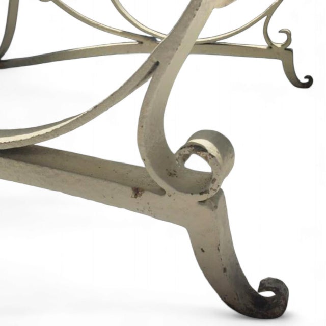 Vintage Wrought Iron Chair, 1920s For Sale - Image 4 of 6