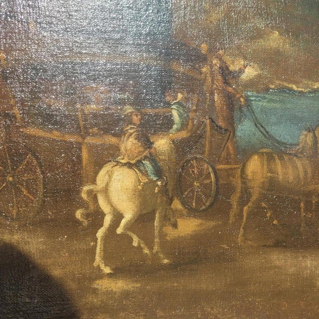 Italian Artist, Pair of 17th Century Architectural Views, 1800s, Oil on Canvas For Sale - Image 17 of 18